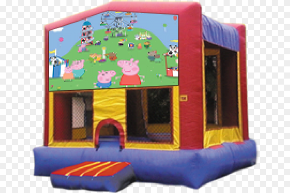 Peppa Pig Jumper Power Ranger Bounce House, Play Area, Inflatable, Indoors, Outdoors Png