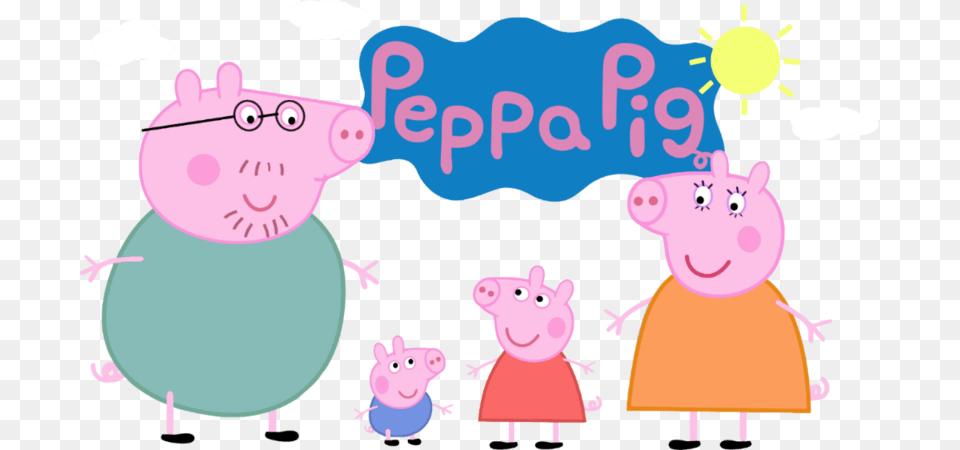 Peppa Pig Logo, Animal, Bear, Mammal, Wildlife Png