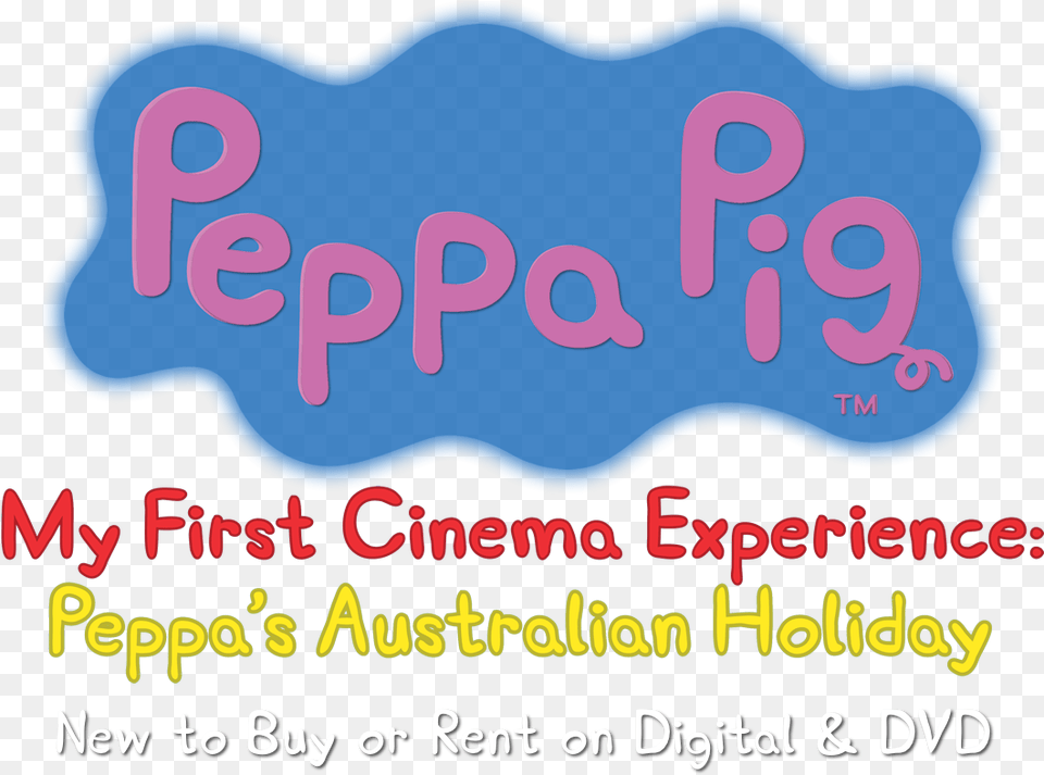 Peppa Pig Logo Graphic Design, Advertisement, Text Free Transparent Png