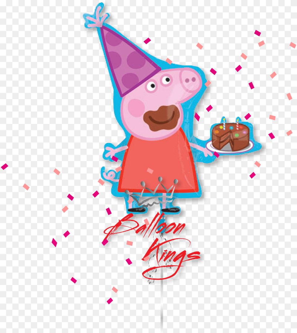 Peppa Pig Peppa Pig Birthday, Hat, Clothing, Person, People Free Transparent Png