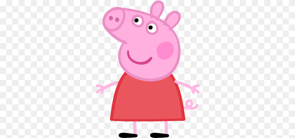 Peppa Pig Peppa Pig Peppa Cardboard Cut Out Standee, Animal, Bear, Mammal, Wildlife Png