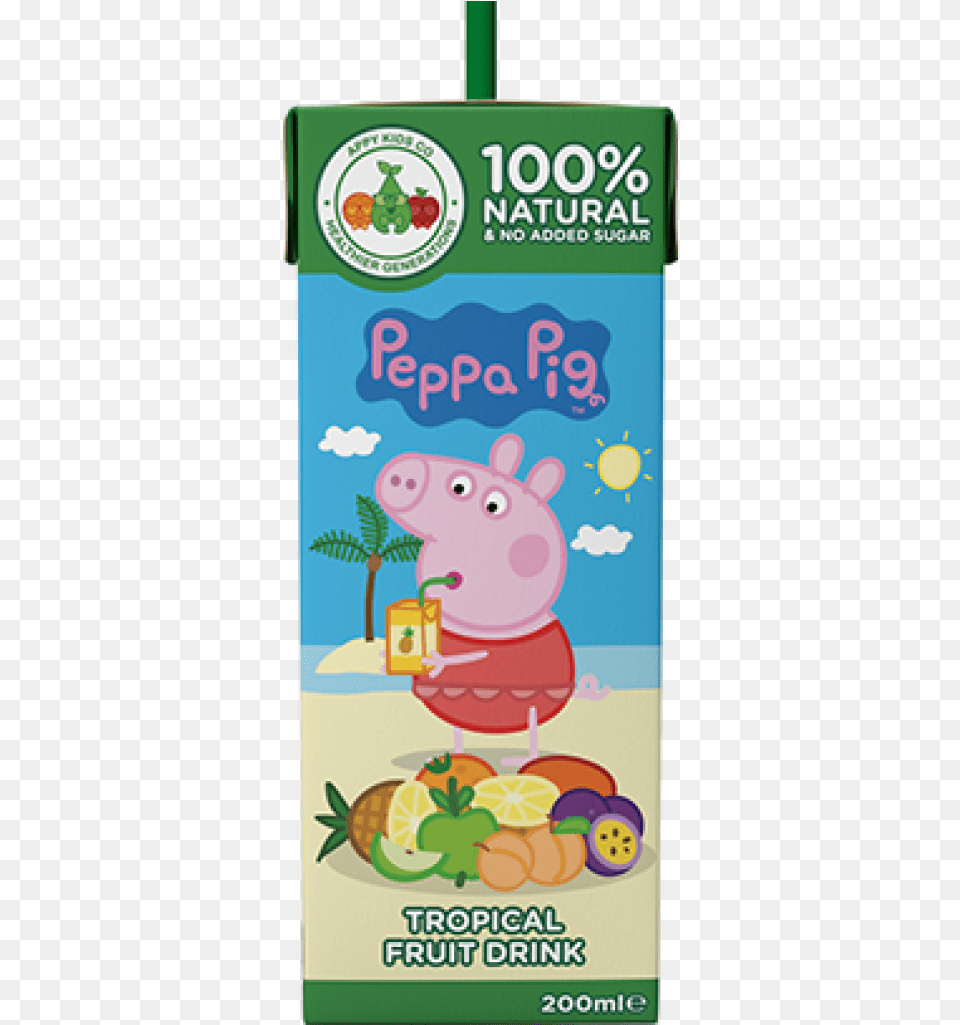 Peppa Pig Peppa Pig Tropical Fruits Juice Drink, Food, Lunch, Meal Free Png Download