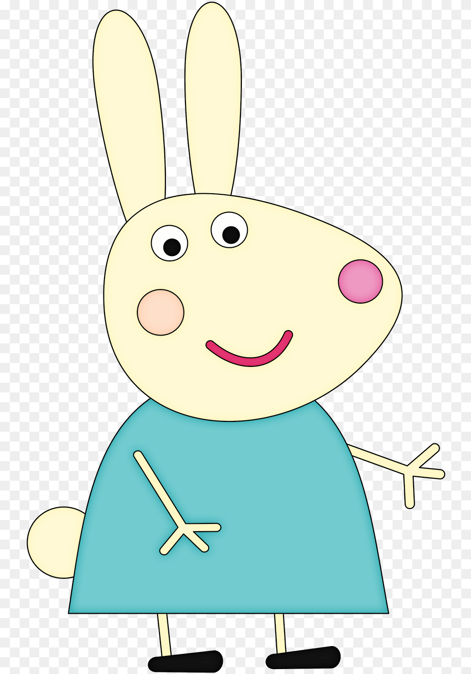 Peppa Pig Rabbit Characters Cartoon Free Transparent Png