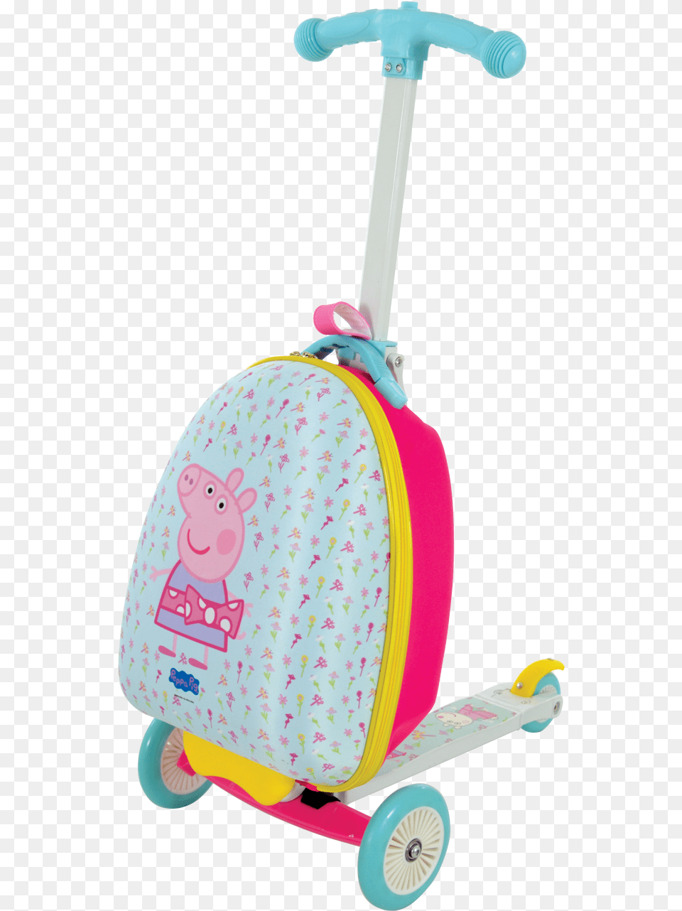 Peppa Pig Scooter Ebay Fashion 2501e 7d628 Peppa Pig Scooter Suitcase, Vehicle, Transportation, Baggage, Lawn Mower Png Image