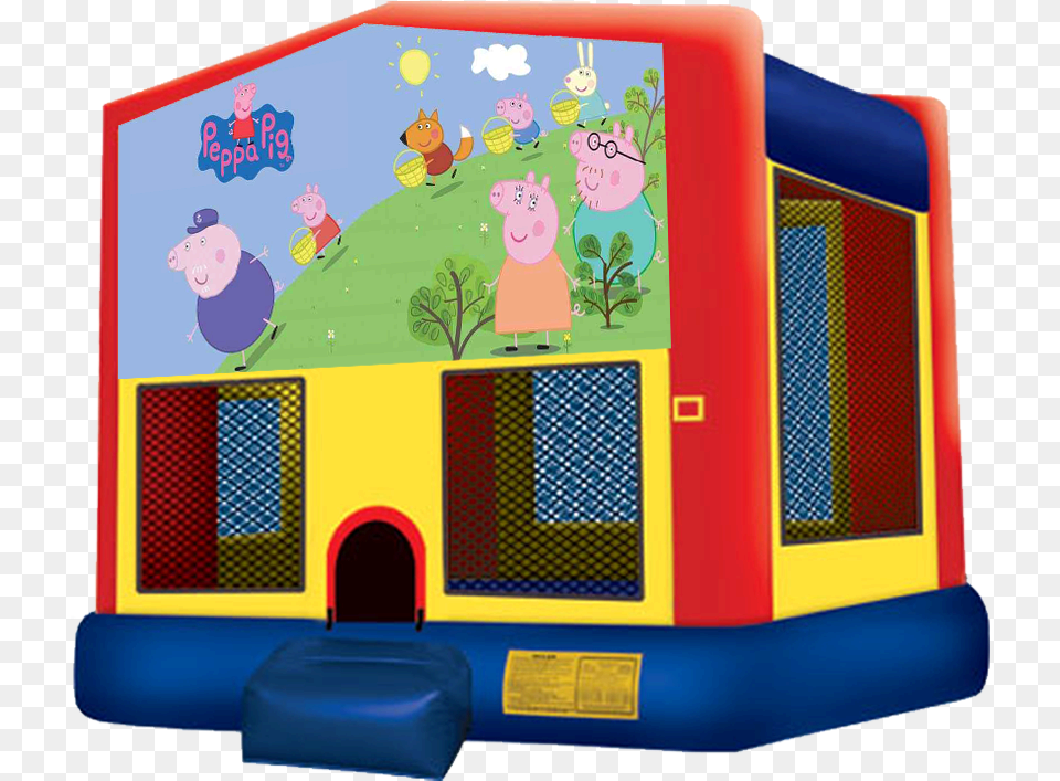 Peppa Pig Sparkly Pink Bounce House Rentals In Austin Moana Bounce House, Play Area, Indoors, Inflatable, Baby Png