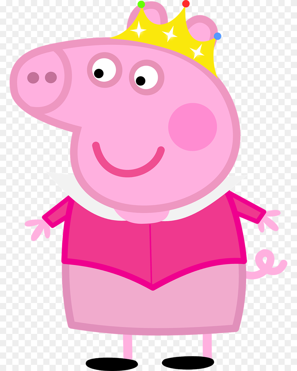 Peppa Pig Transparent Background, Face, Head, Person, Baby Png