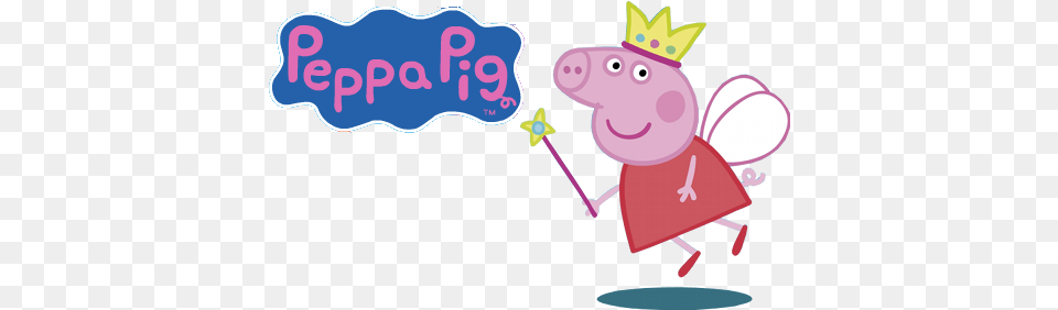 Peppa Pig Tv Show With Logo And Character Peppa Pig, People, Person Free Png