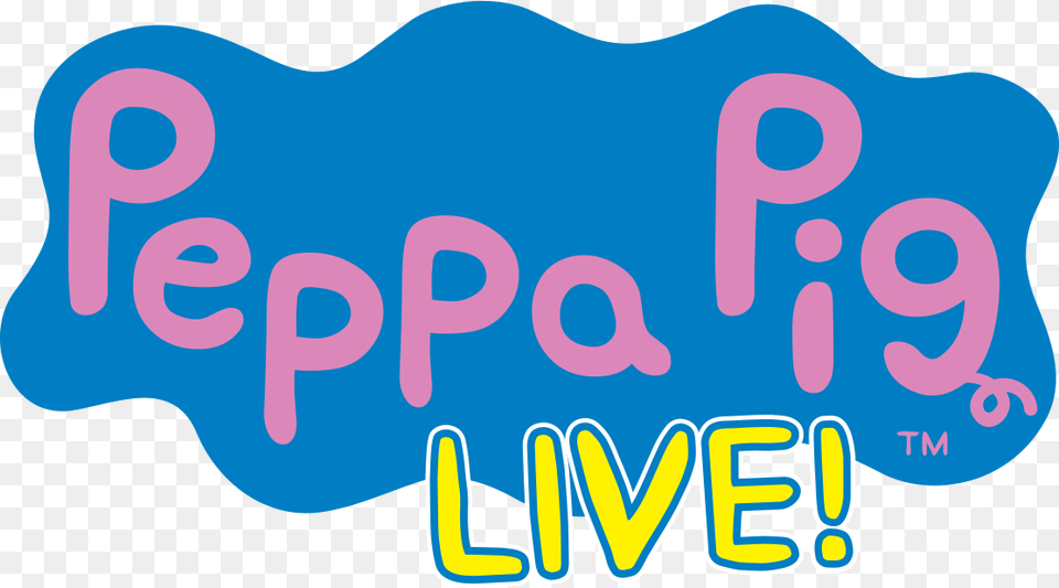 Peppa Pig Vector Stock Peppa Pig Live Logo, Light, Text Png