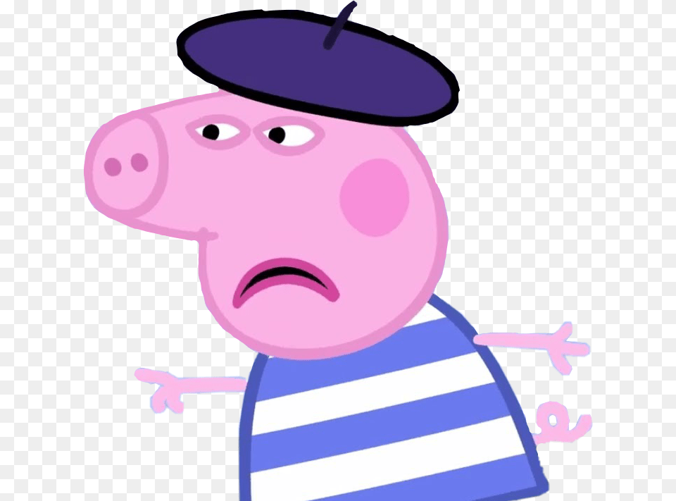 Peppapig Peppa Peppapigmeme Frenchpeppa French Peppa Pig Stickers, People, Person, Baby, Face Free Png