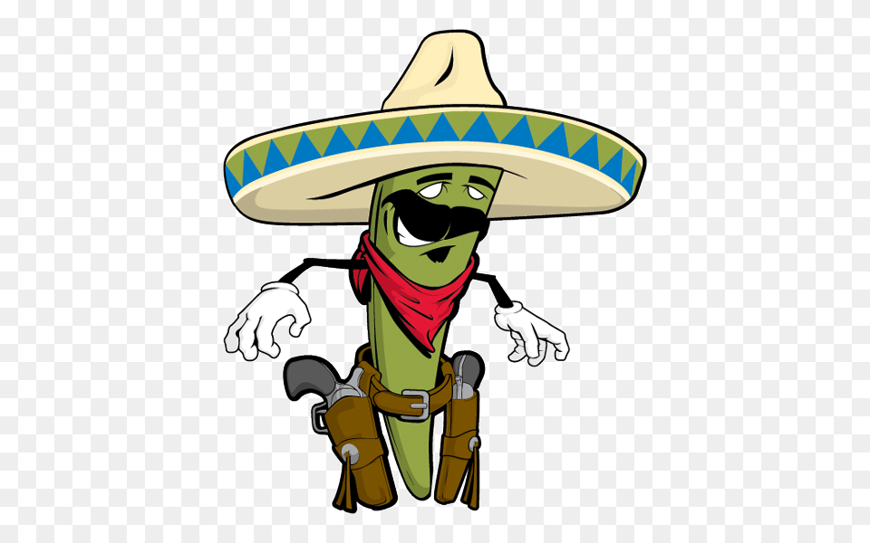 Pepper Bandit New Clipart For Mine, Clothing, Hat, Sombrero, Person Png Image