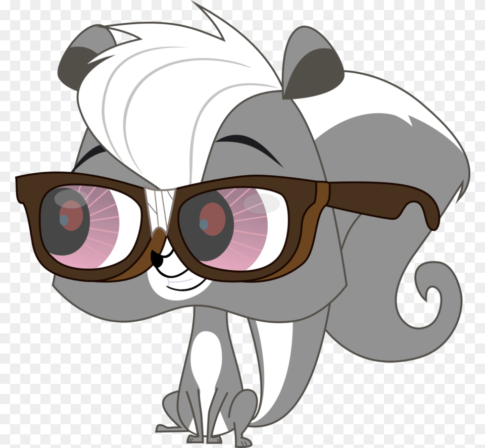 Pepper Clark Pawlm Reading Vector By Bob 97htf D7jdw81 Littlest Pet Shop Pepper Clark Glasses, Accessories, Baby, Person, Art Png