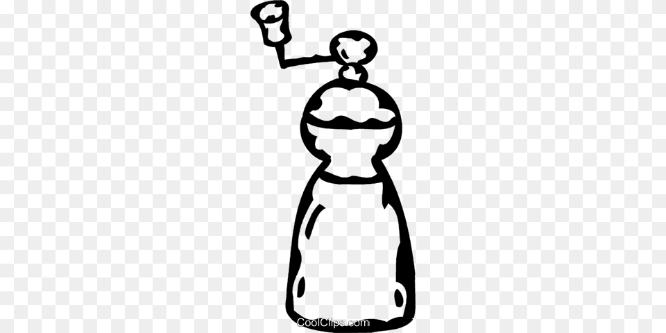 Pepper Grinder Royalty Vector Clip Art Illustration, Baby, Person, Face, Head Free Png Download