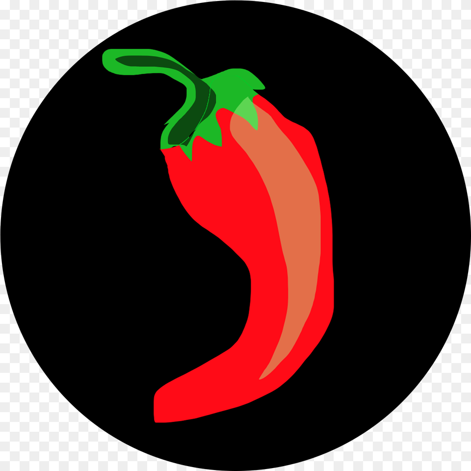 Pepper Icon Round Chilli Icon, Food, Produce, Plant, Vegetable Free Png Download