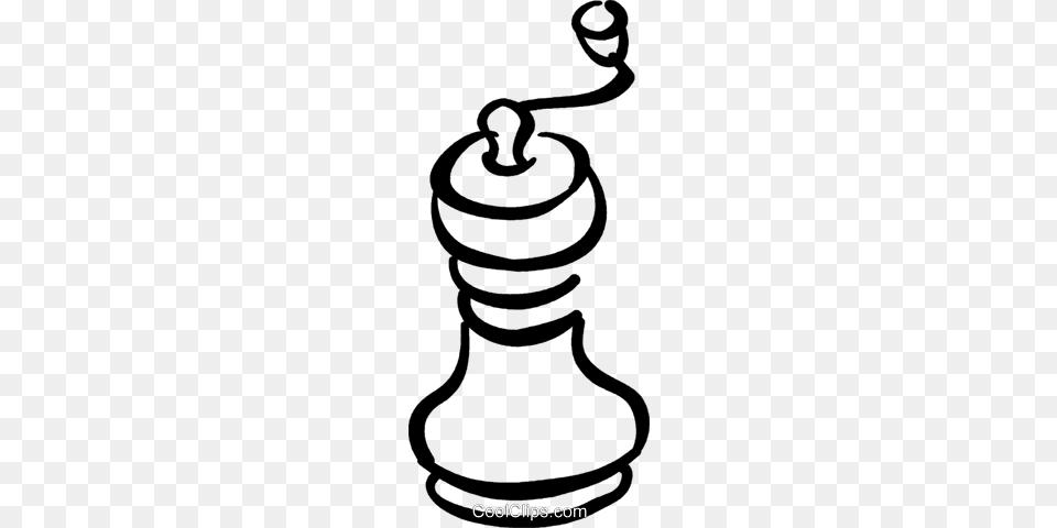 Pepper Mill Royalty Vector Clip Art Illustration, Smoke Pipe Free Png