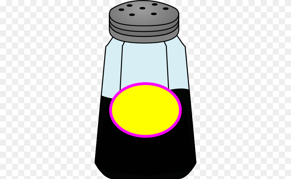 Pepper Shaker Yellow Oval Clip Art, Bottle, Jar, Ink Bottle Png Image