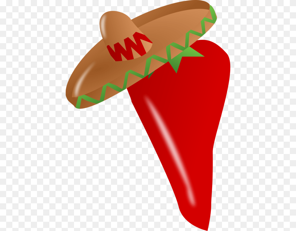 Pepper With Sombrero Vector Cinco De Mayo Clipart, Clothing, Hat, Dynamite, Weapon Png Image