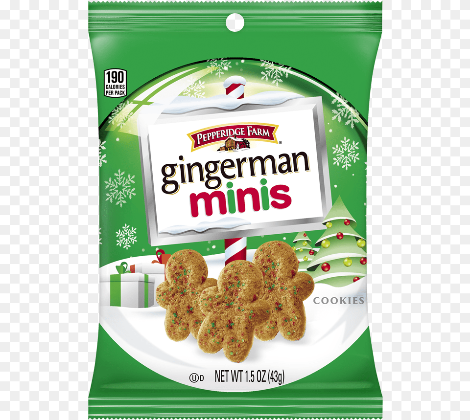 Pepperidge Farm Gingerman Minis, Food, Sweets, Fried Chicken, Cookie Free Transparent Png