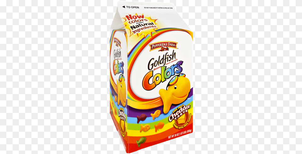 Pepperidge Farm Goldfish Colors Cheddar Baked Snack, Birthday Cake, Cake, Cream, Dessert Png Image