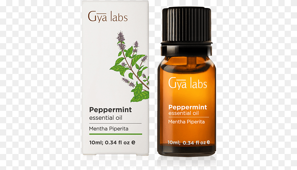 Peppermint Bergamot Oil, Herbal, Herbs, Plant, Bottle Free Transparent Png
