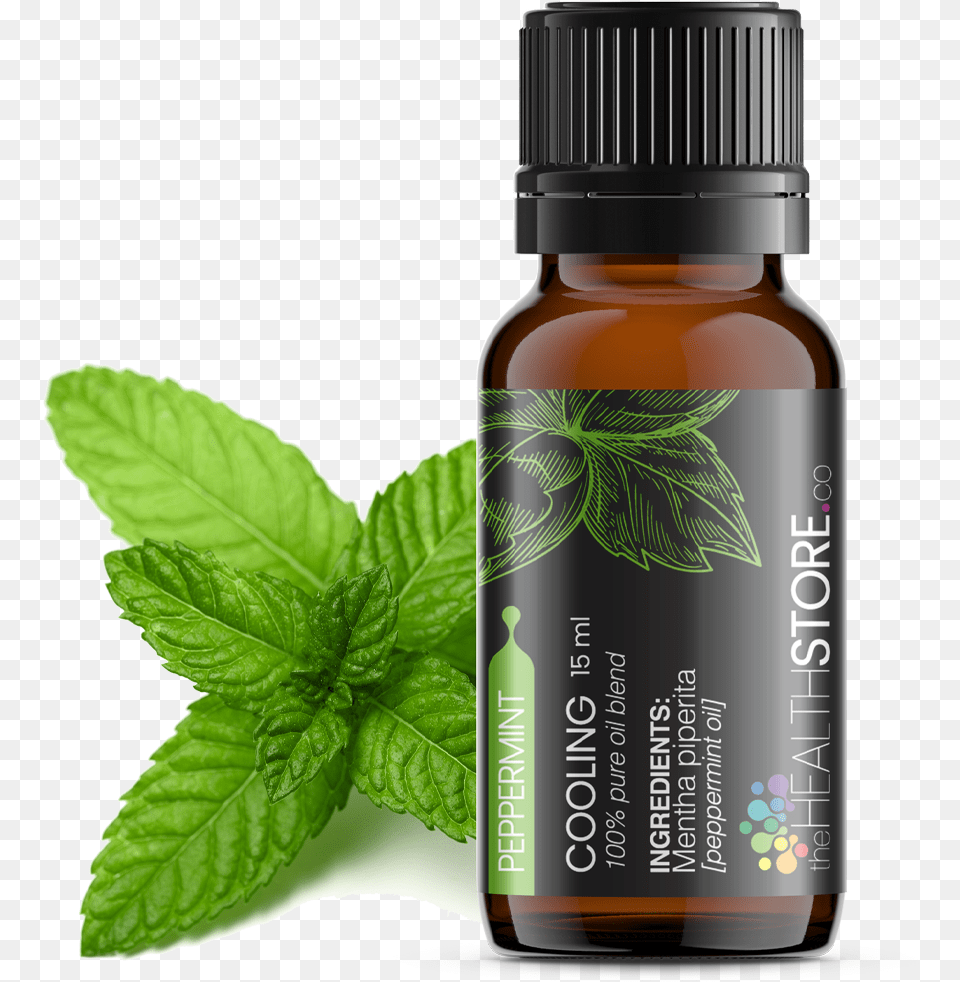 Peppermint Cooling Essential Oil Lemongrass And Peppermint, Herbal, Herbs, Mint, Plant Free Png Download