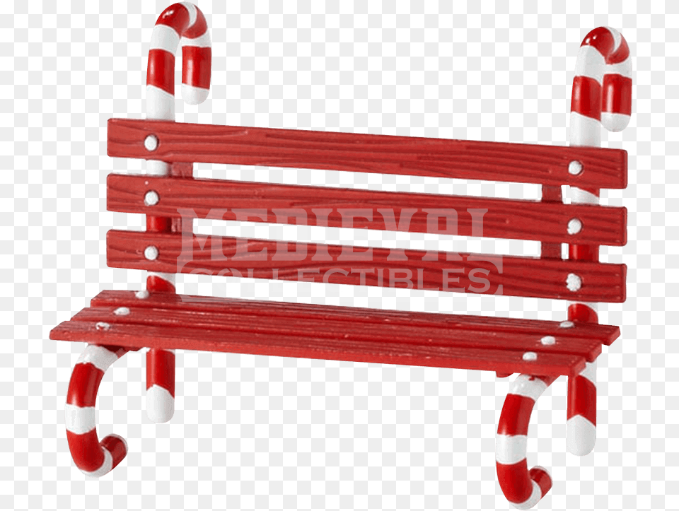 Peppermint Park Bench Department 56 Peppermint Bench, Furniture Free Png Download