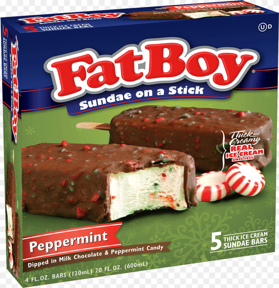Peppermint Sundae Fatboy Ice Cream Peppermint, Food, Sweets, Chocolate, Dessert Free Png