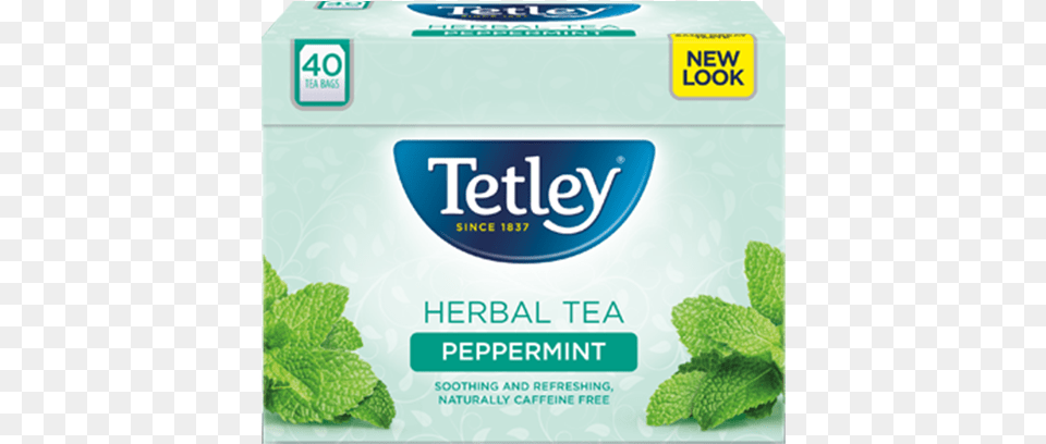 Peppermint Tetley Decaf 160 Tea Bags, Herbal, Herbs, Mint, Plant Free Transparent Png