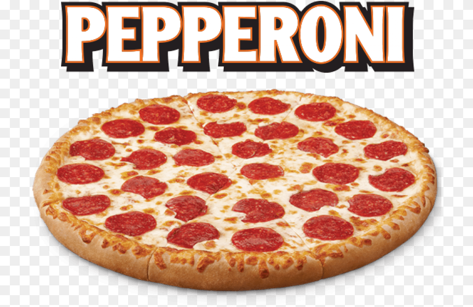 Pepperoni Pizza Images Transparent Little Caesar Pepperoni Pizza, Food, Advertisement Png Image