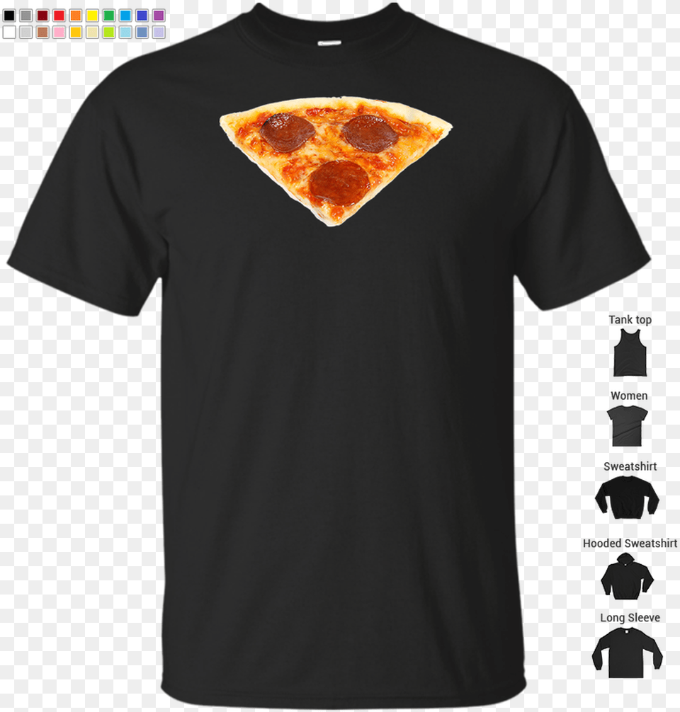 Pepperoni Pizza Slice T Shirt T Shirt, Clothing, T-shirt, Food Png