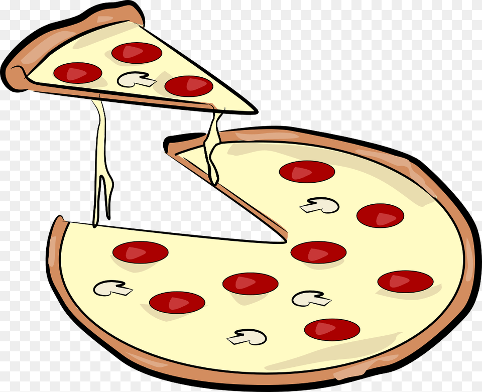 Pepperoni Slice Clip Art Library Plain Pizza Clip Art Number, Symbol, Text, Disk Free Transparent Png