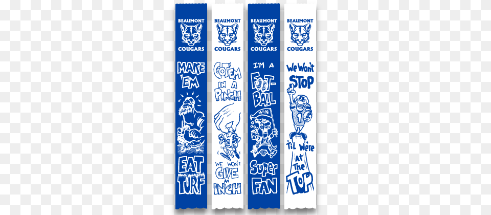 Peprib Football Spirit Ribbons, Text Free Transparent Png