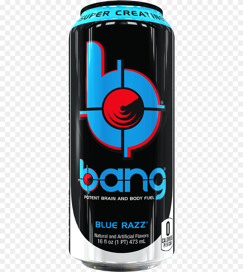 Pepsi Bang Energy Blue Razz 16oz Can 1pk12 New Energy Drinks 2018, Tin Png