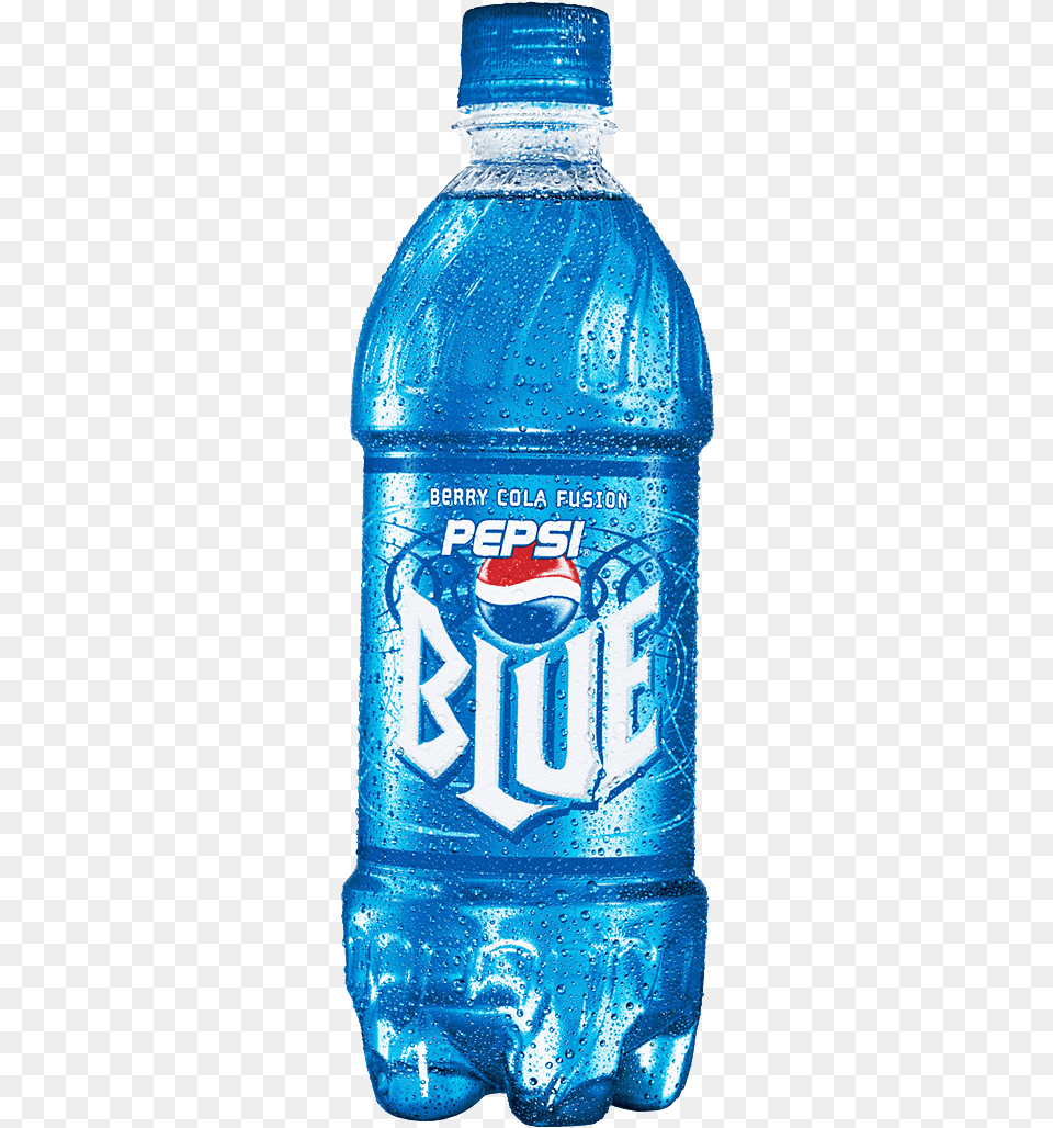 Pepsi Blue Original Nice Bottle Pepsi Blue, Water Bottle, Beverage, Mineral Water, Can Png Image