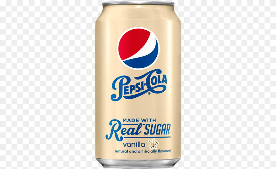 Pepsi Cola Vanilla 12 Fl Oz, Can, Tin, Beverage, Soda Png Image