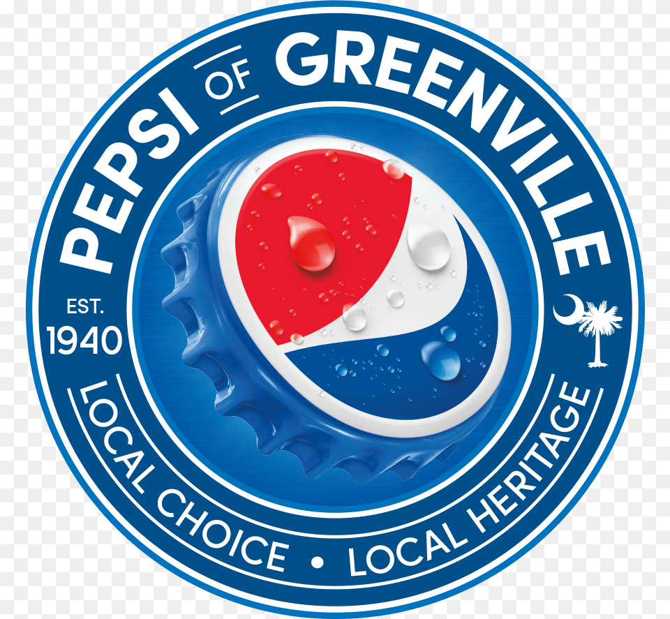 Pepsi Of Greenville Sc, Logo, Disk, Badge, Symbol Png Image