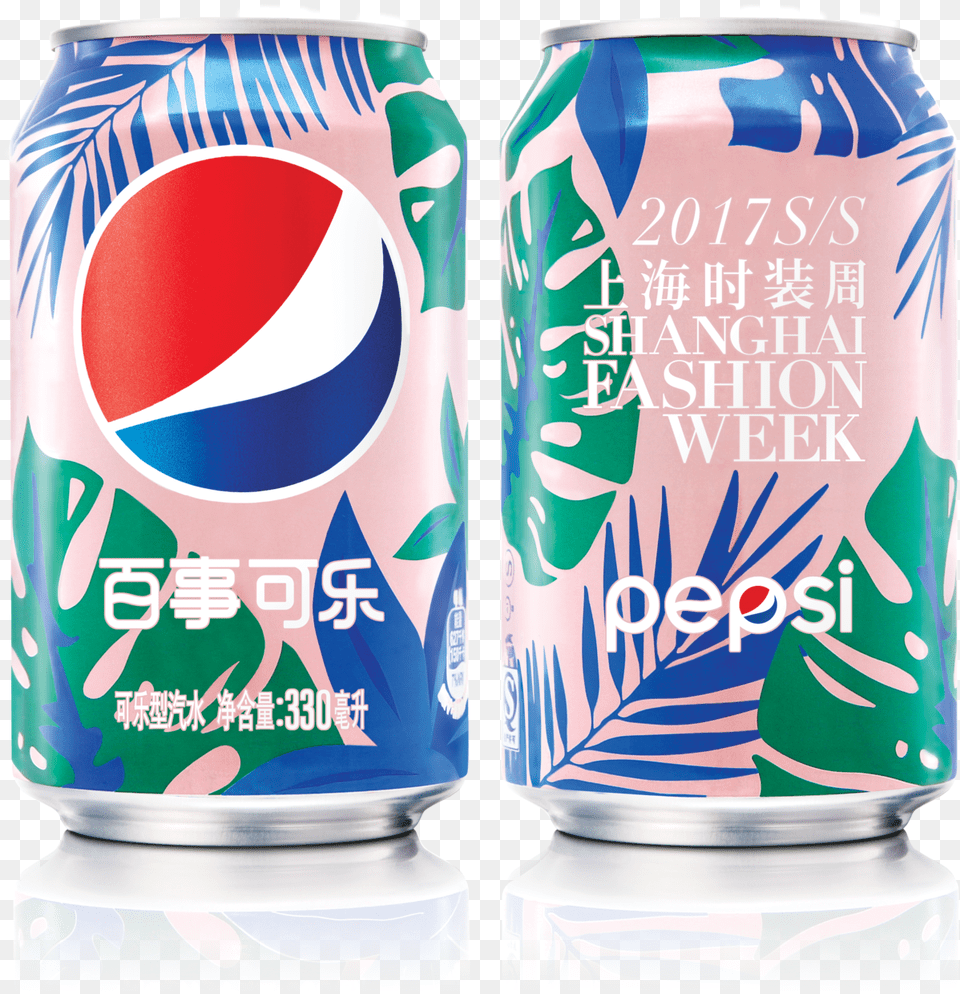 Pepsi Shanghai Fashion Week, Can, Tin, Beverage, Soda Free Transparent Png