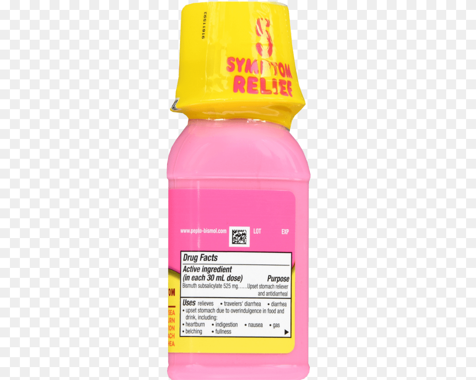 Pepto Bismol Liquid Dosage, Paint Container, Qr Code, Cosmetics Free Png Download