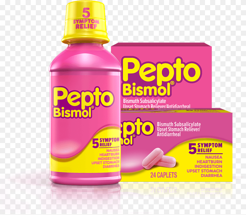 Pepto Bismol Medicine For Running Stomach Png