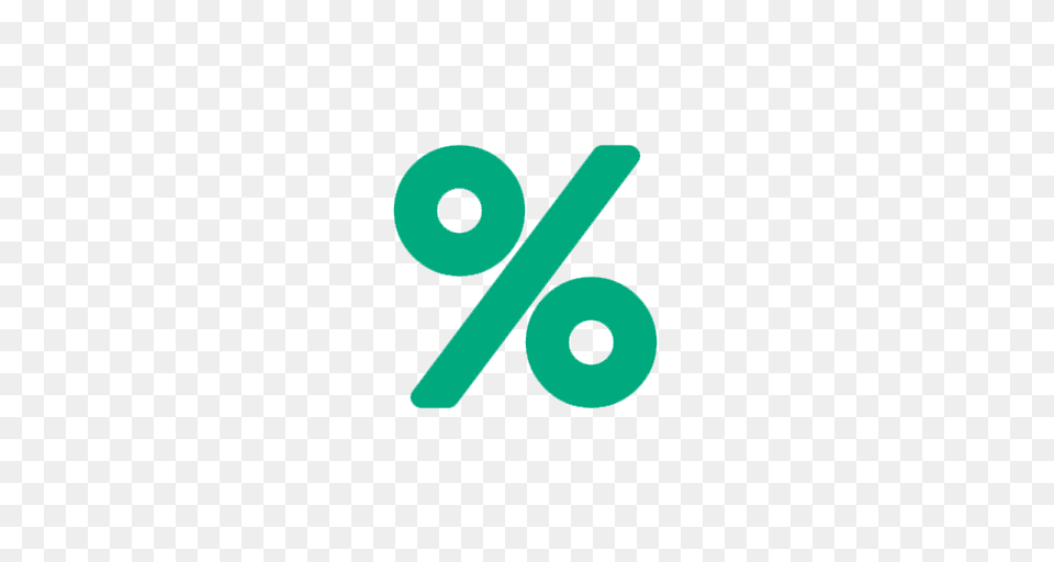 Percent, Green, Symbol, Text, Number Png Image