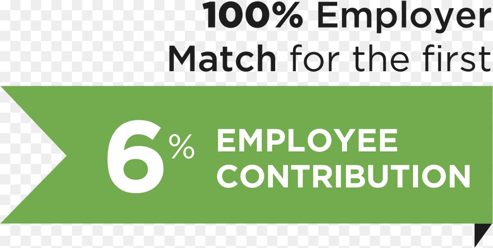 Percent Employer Match For First 6 Percent Employee Campus Toverfluit, Text, Symbol, Logo, Green Png