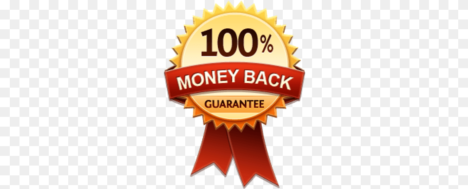 Percent Money Back Guarantee, Badge, Logo, Symbol Free Png Download