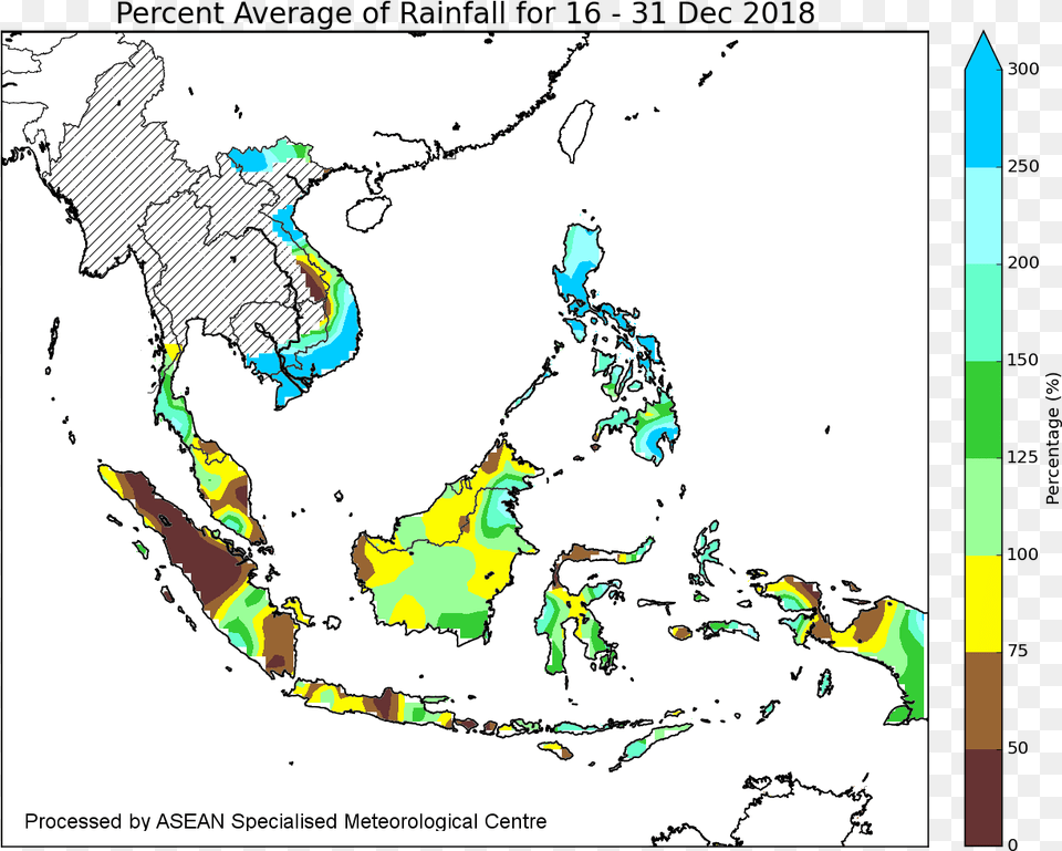 Percent Of Average Rainfall For 16 31 December Vice Mayors League Of The Philippines, Chart, Plot, Map, Atlas Png