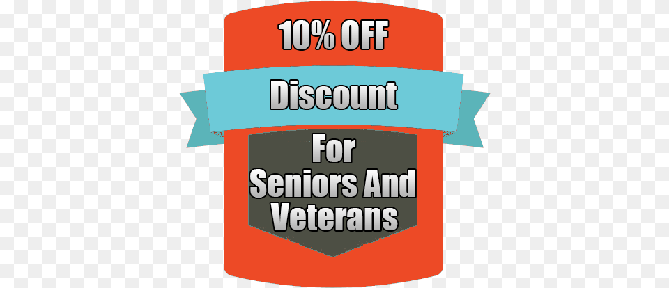 Percent Off Discount For Seniors And Veterans Teide, Gas Pump, Machine, Pump, Text Free Transparent Png