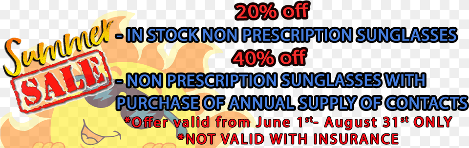 Percent Off In Stock Non Prescription Sunglasses Sale Sign, Advertisement Png