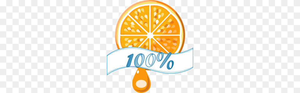 Percent Orange Juice Clip Art, Citrus Fruit, Food, Fruit, Plant Png Image