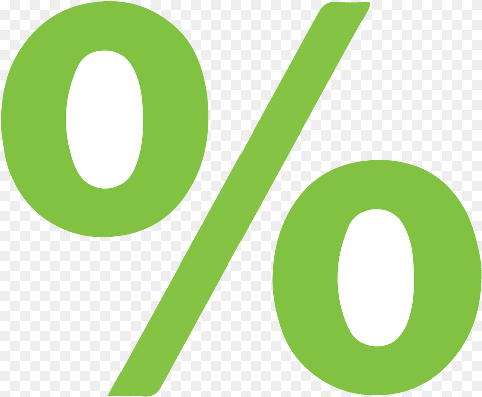 Percent Percentage Sign Green Transparent, Number, Symbol, Text Png