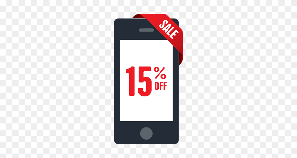 Percent Phone Sale Tag, Electronics, Mobile Phone Free Png