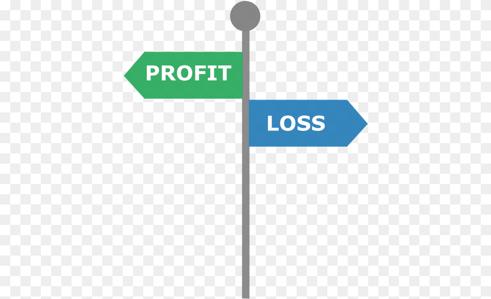 Percentages Profit Amp Loss And Partnership Profit And Loss, Sign, Symbol, Cross, Road Sign Free Png Download