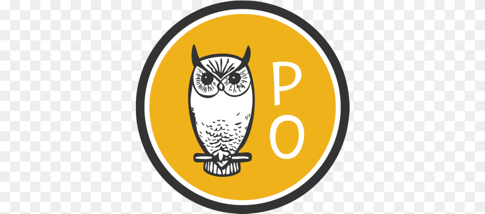 Perched Owl Logo Prints Of Love Owl Drawing, Animal, Bird, Symbol Free Png Download