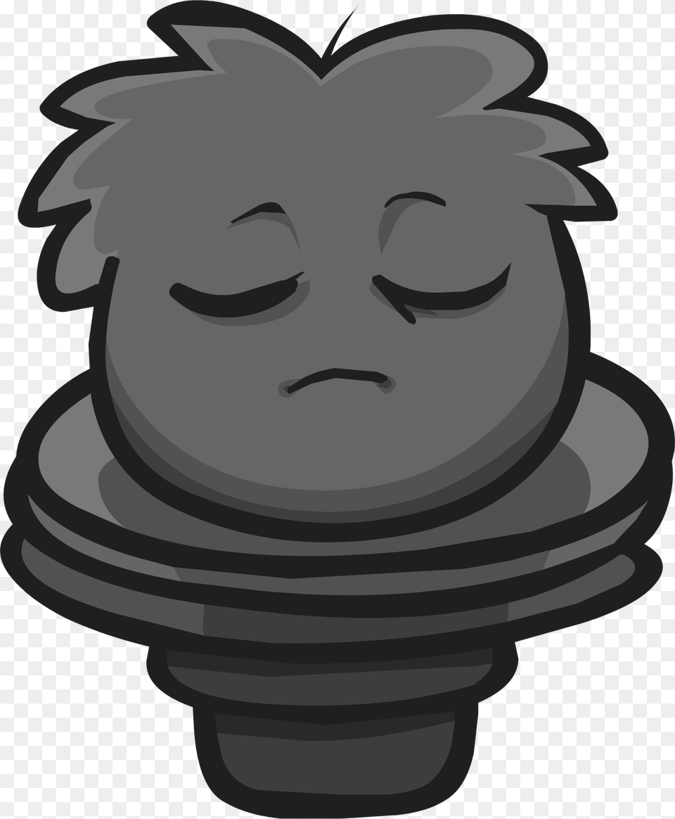 Perched Puffle Statue Sprite Puffle Statue Furniture Club Penguin, Photography, Stencil, Baby, Person Png
